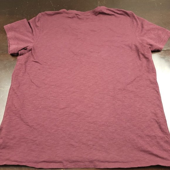 Vince Mens XXL Shirt Henley‎ Red Short Sleeve Casual Cotton 2XL - Issues - Picture 3 of 14